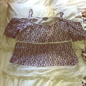 Open Shoulder Summery Top